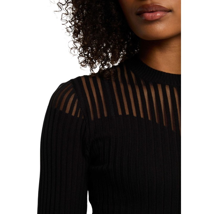 Morgan De Toi - jersey negro de mujer 252-MAMDO