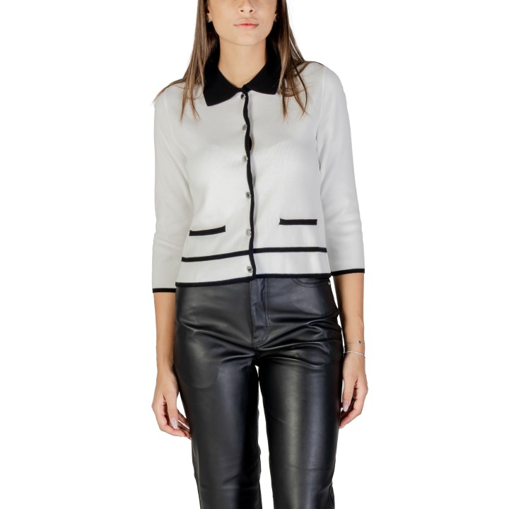 Jersey de mujer Morgan De Toi 252-MJIM blanco y negro vista frontal