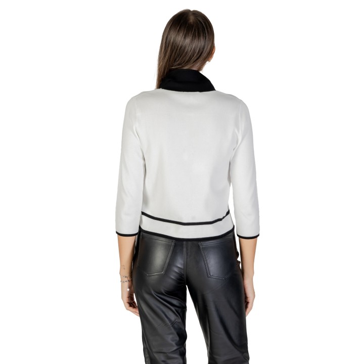 Jersey de mujer Morgan De Toi 252-MJIM blanco y negro vista posterior