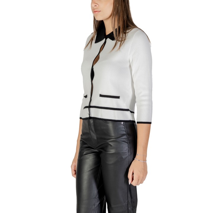 Jersey de mujer Morgan De Toi 252-MJIM blanco y negro vista lateral