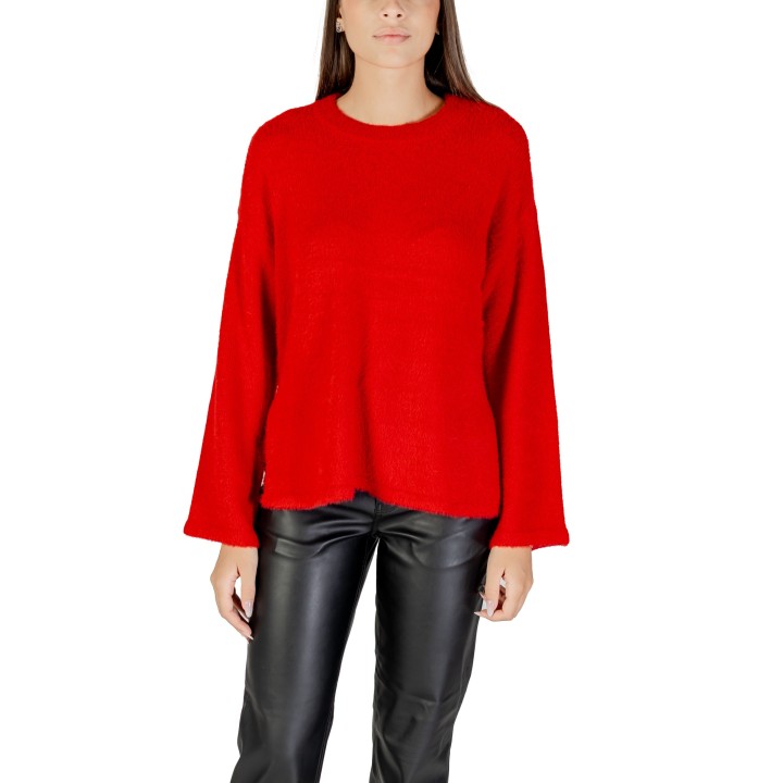 Only jersey de mujer rojo 15350652 visto de frente