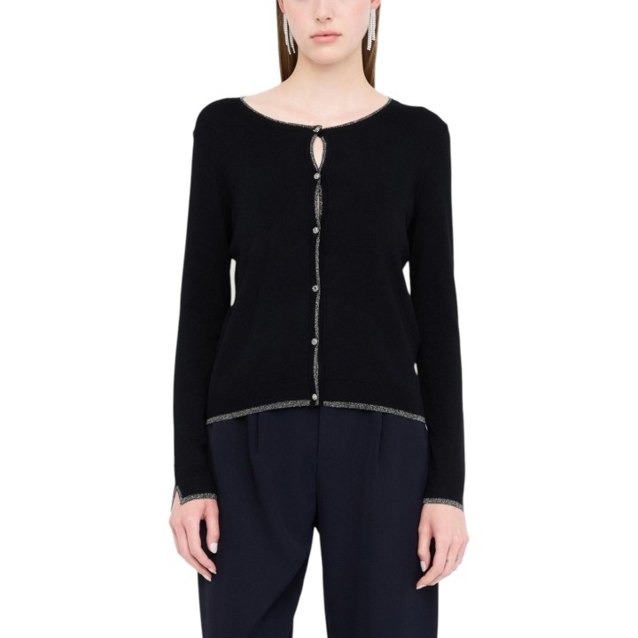Jersey de mujer Liu-Jo MF5225 MS49I negro vista frontal