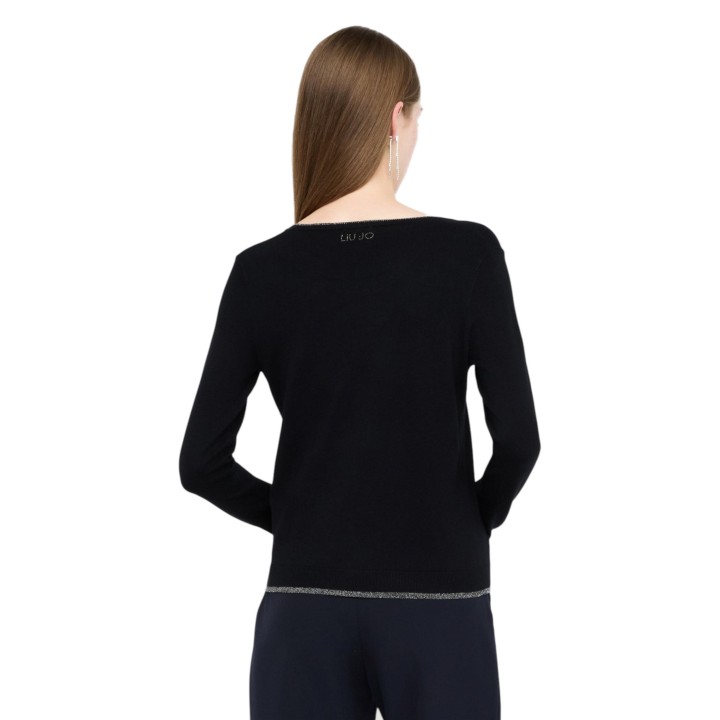 Jersey de mujer Liu-Jo MF5225 MS49I negro vista posterior