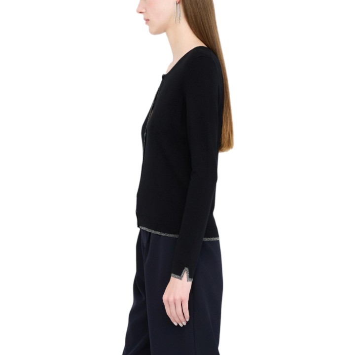 Jersey de mujer Liu-Jo MF5225 MS49I negro vista lateral