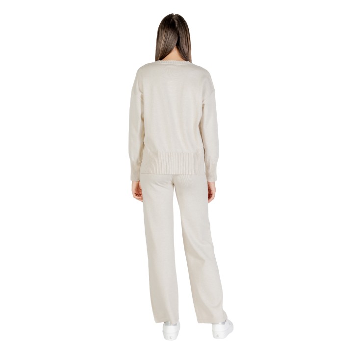 Jersey Choral de mujer color marfil SLI5ML026106D vista posterior