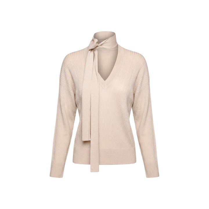 Jersey de mujer Liu-Jo ECS Chiusa WA6286 MS46J dorado detalle frontal