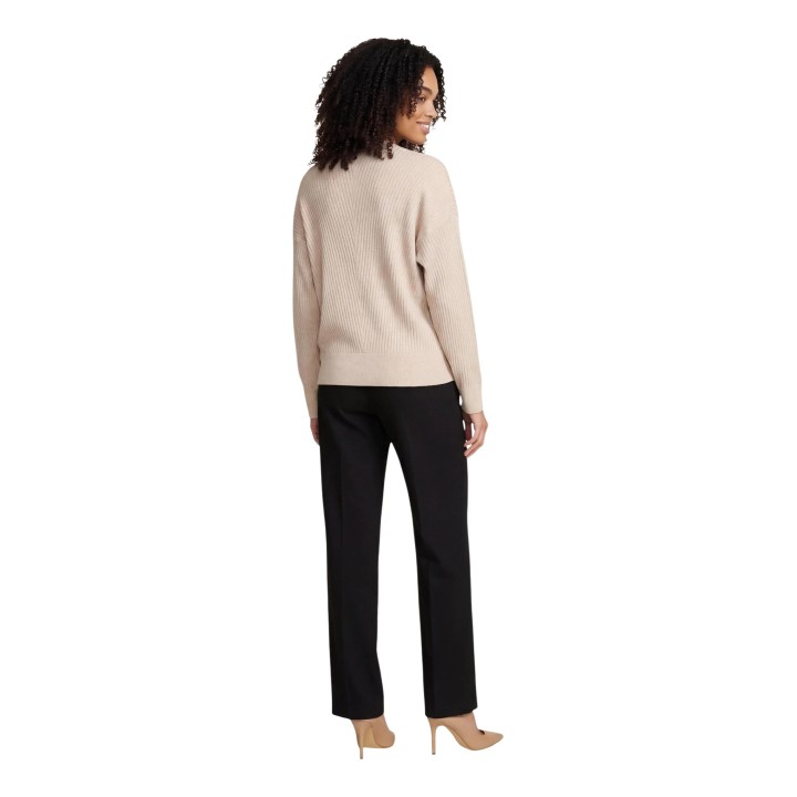 Jersey de mujer Liu-Jo ECS Chiusa WA6286 MS46J dorado vista posterior en tres cuartos