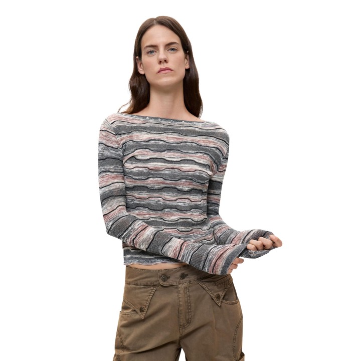 Desigual jersey de mujer negro JERS_BURT 26WWJF34 vista frontal