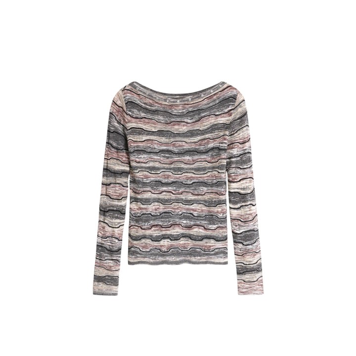 Desigual jersey de mujer negro JERS_BURT 26WWJF34 vista frontal de la prenda