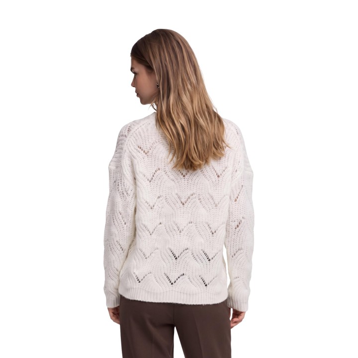 Only jersey de mujer blanco Onlhanja 15352712 vista posterior