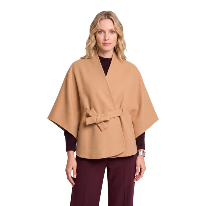 Cárdigan de mujer beige Morgan De Toi 242-5BELT vista tres cuartos