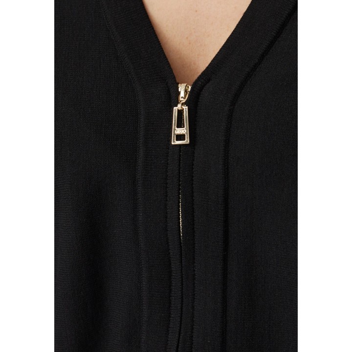 Detalle frontal del jersey de mujer Liu-Jo TF6192 MS63L con cremallera