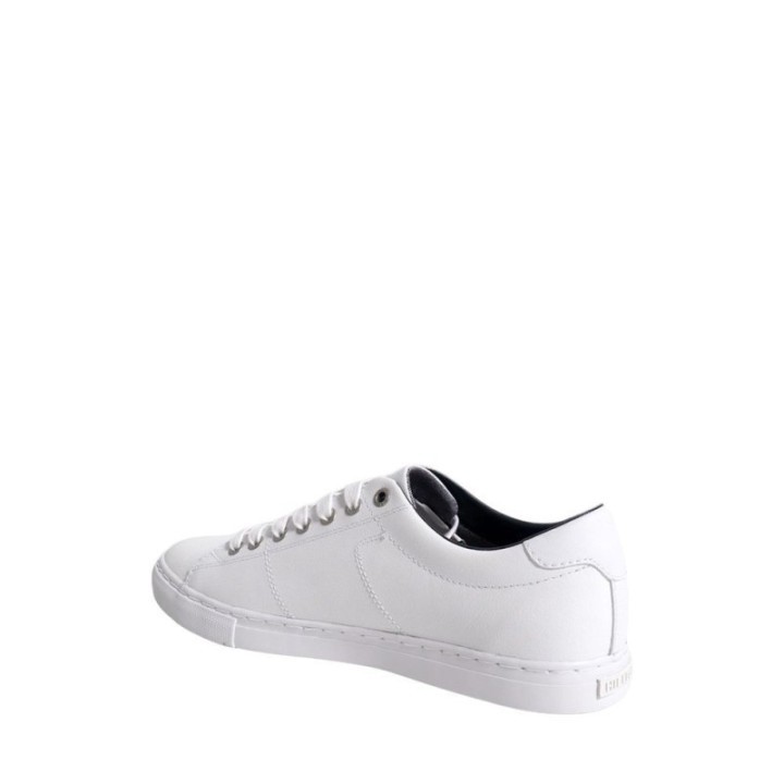 Zapatillas de piel blanca para hombre Tommy Hilfiger vista lateral