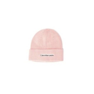 Gorro de algodón rosa para mujer Calvin Klein vista frontal