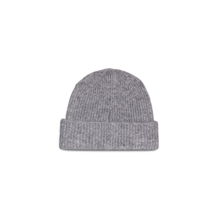 Gorro de punto gris para mujer Calvin Klein vista frontal