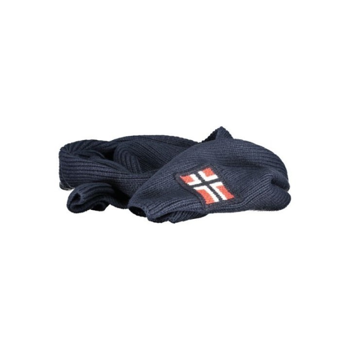 scarf azul marabou para hombre norway 1963 con bordado y detalle del logo