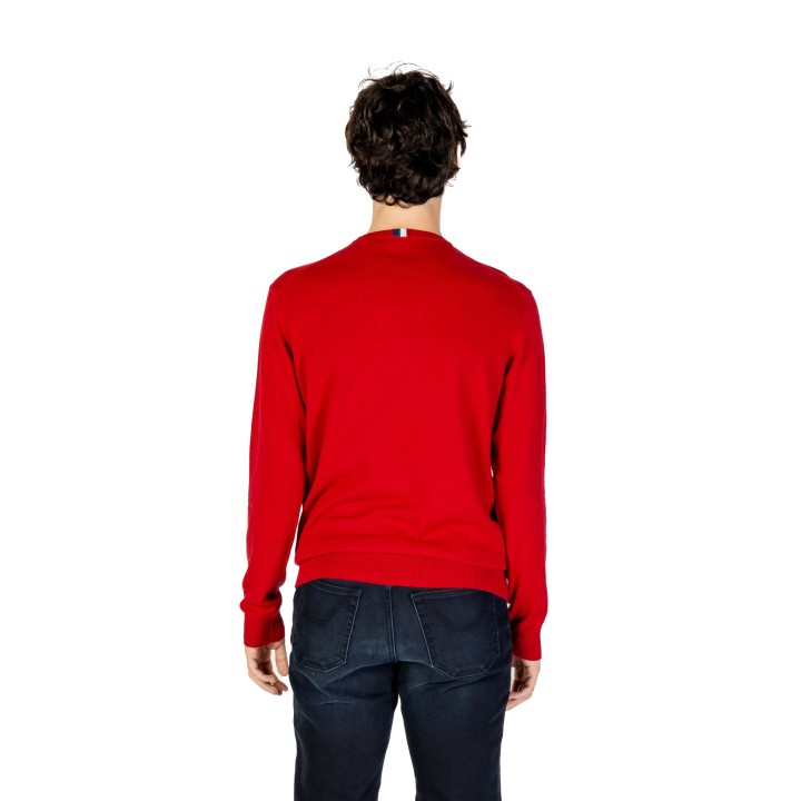 Jersey de hombre U.S. Polo Assn. US40 173006 rojo de punto vista posterior