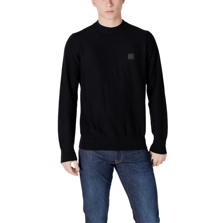 Jersey Boss de hombre negro vista frontal
