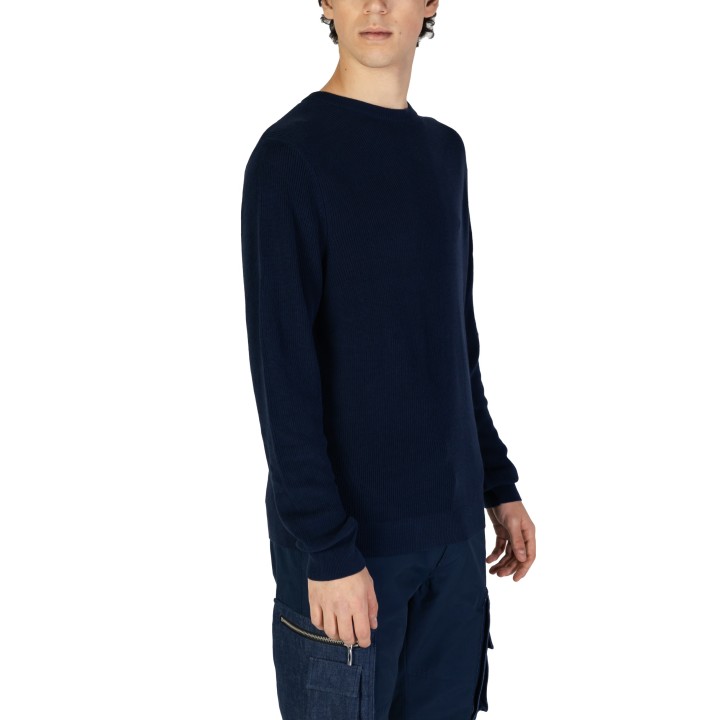 Antony Morato jersey de hombre azul MMSW01493-YA200076 vista lateral