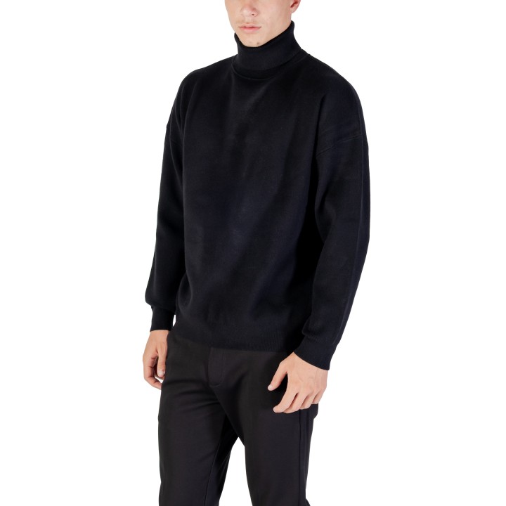 Antony Morato jersey negro de hombre vista de tres cuartos