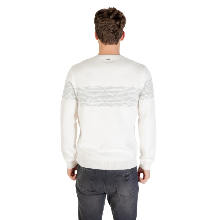Jersey de hombre Antony Morato Lisbon crema visto por detrás