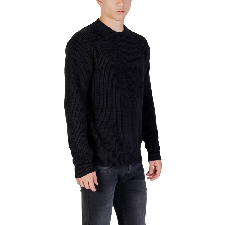 Replay jersey negro de hombre UK4722.000.G23788 vista lateral