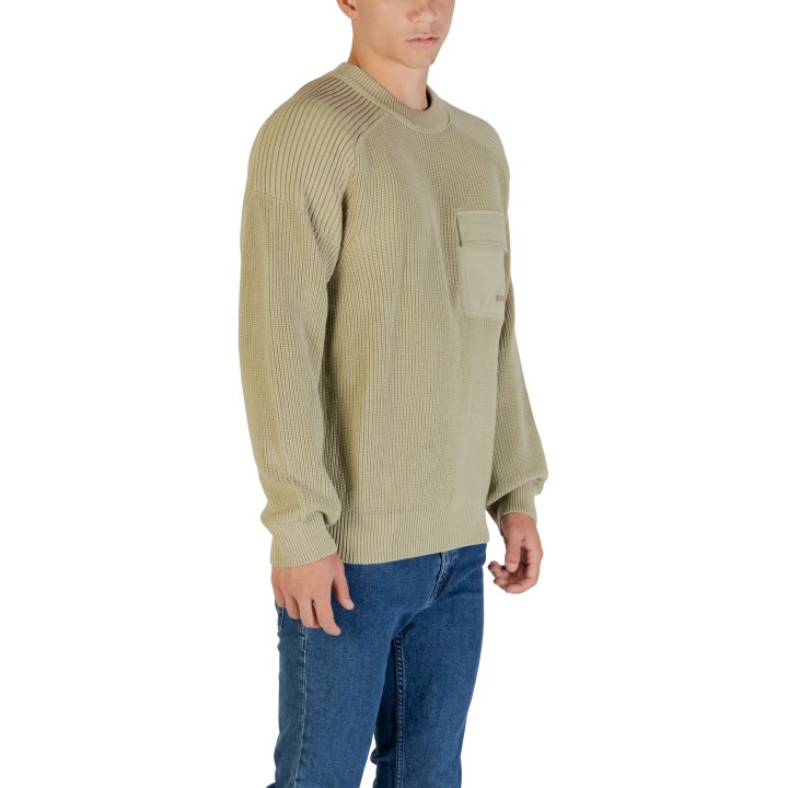 Jersey Boss de hombre verde salvia Kalamaro 50546175 vista lateral