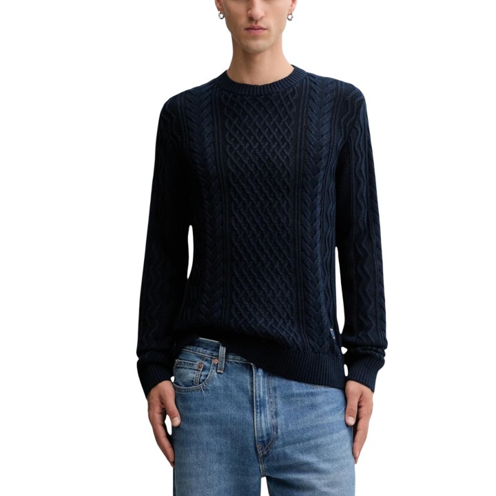 Jersey de hombre Tommy Hilfiger Jeans azul oscuro vista frontal