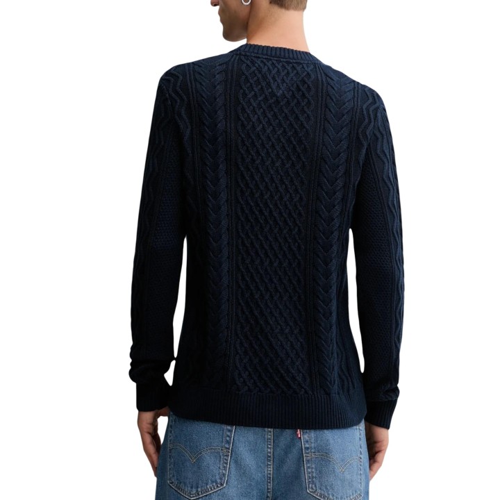 Jersey de hombre Tommy Hilfiger Jeans azul oscuro vista posterior