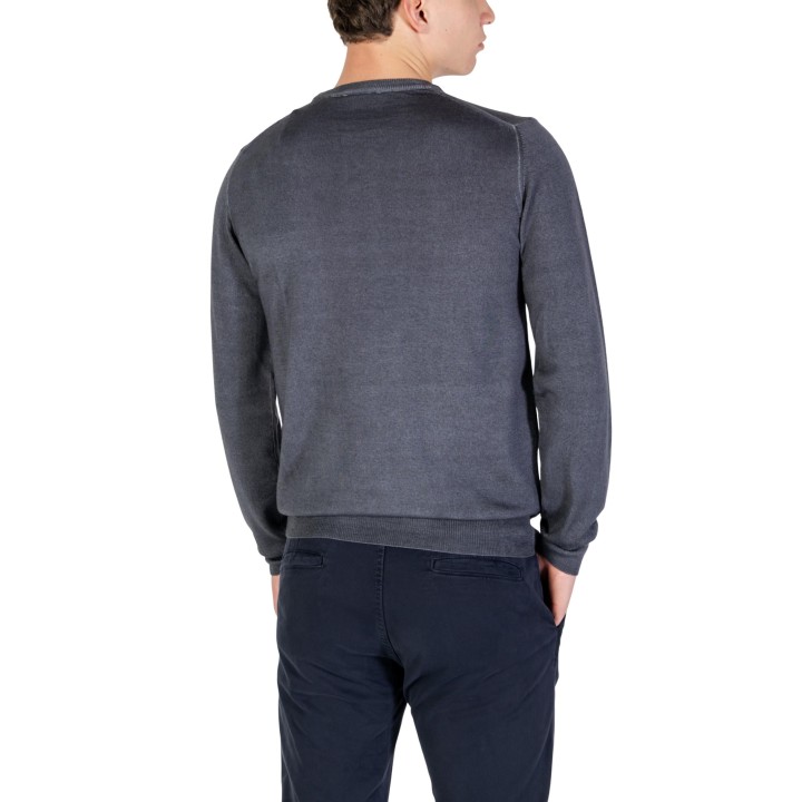 YOS PARICO jersey de hombre color antracita vista posterior
