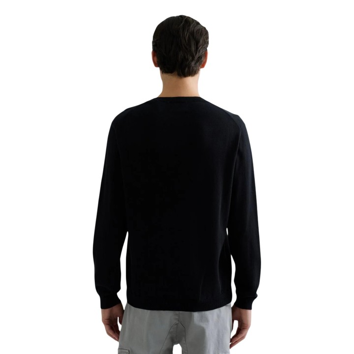 Replay jersey negro de hombre vista posterior