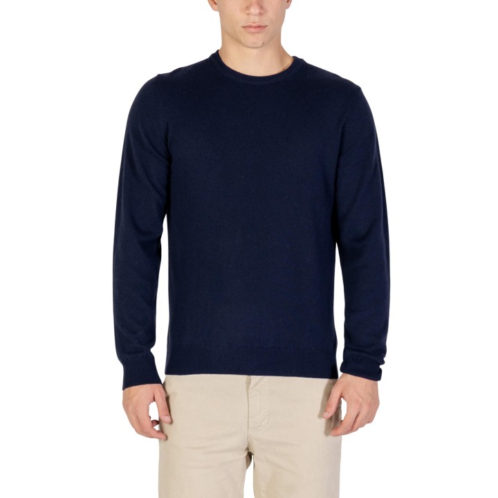 Jersey YOS de hombre azul U0125 en vista frontal
