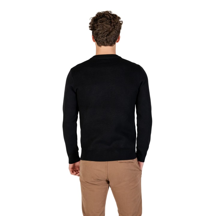 Jersey YOS 4052225 negro de hombre vista posterior