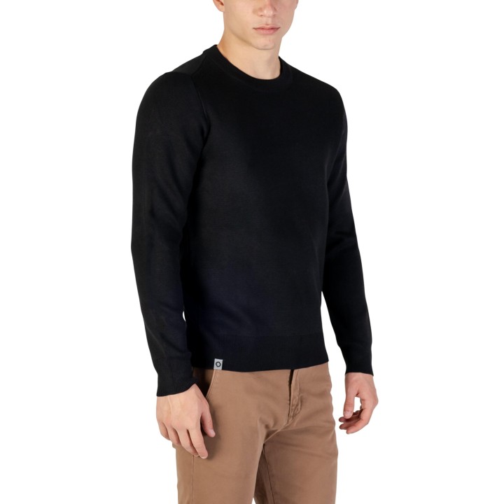 Jersey YOS 4052225 negro de hombre vista de tres cuartos