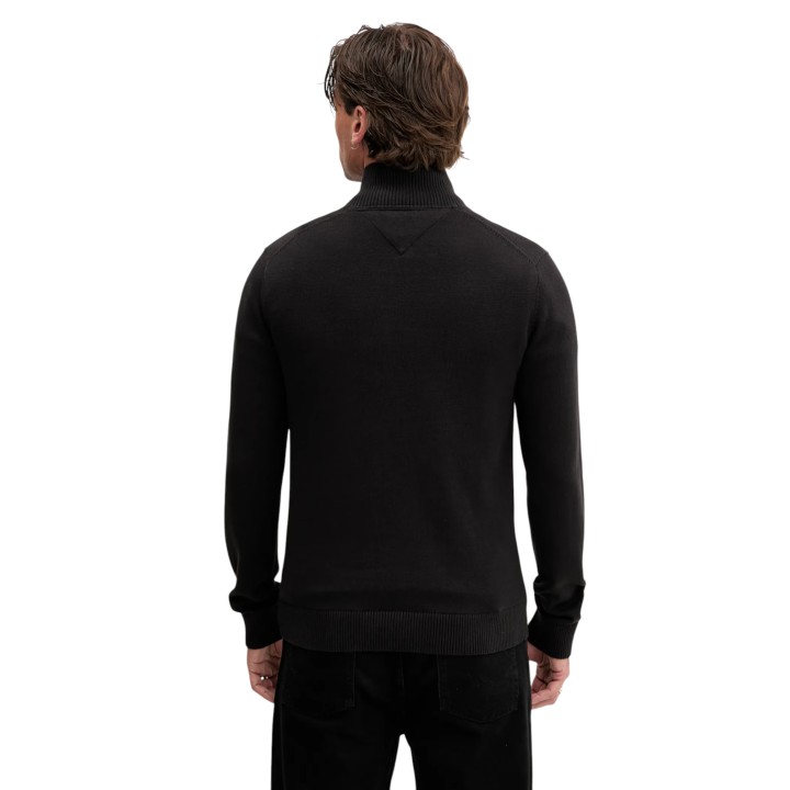 Jersey negro de hombre Tommy Hilfiger Jeans vista posterior