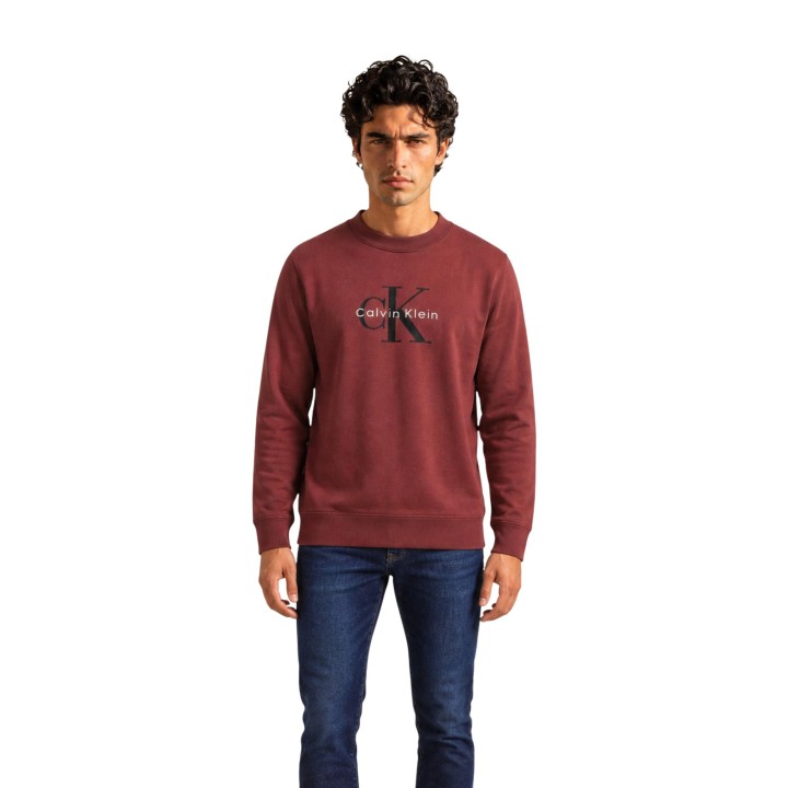 Jersey Calvin Klein Jeans para hombre marrón vista frontal