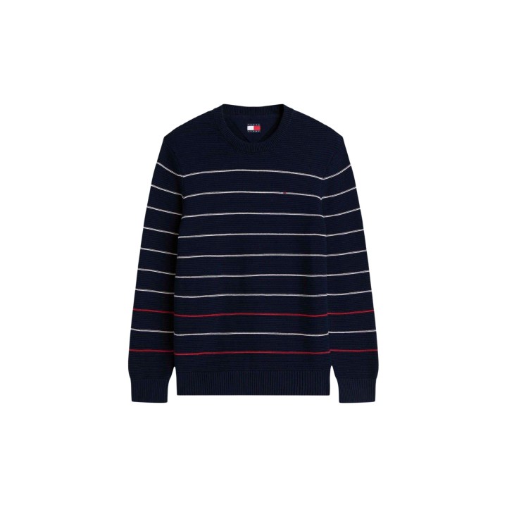 Tommy Hilfiger Jeans - jersey de algodón en azul oscuro de hombre DM0DM23384