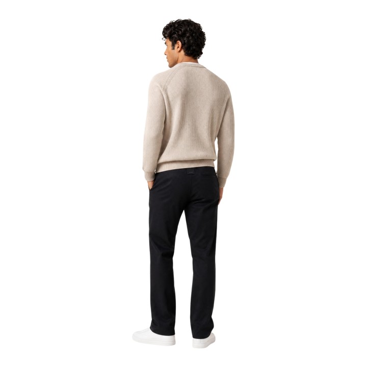 Jersey Guess beige de hombre en vista posterior