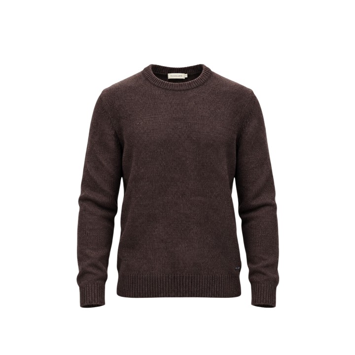 Jersey de hombre Gianni Lupo GL535S-F26 marrón vista frontal de la prenda
