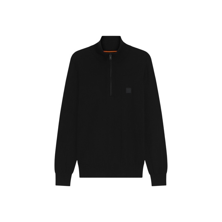 Boss jersey de hombre negro Kanobix S 50527585 vista frontal de la prenda