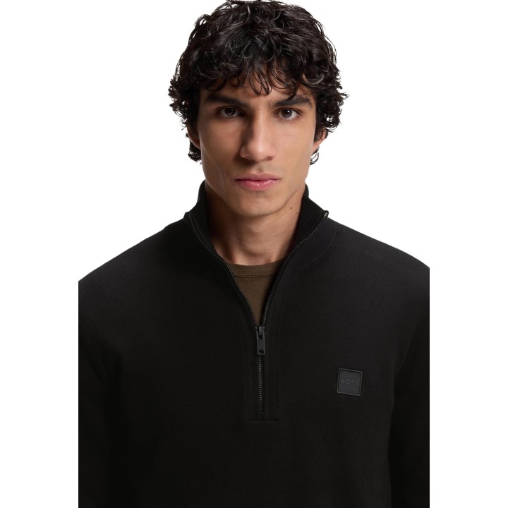 Detalle del jersey negro de hombre Boss Kanobix S 50527585
