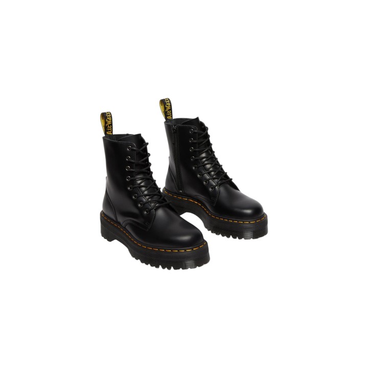 Botas Dr. Martens Jadon 15265001 de mujer negras vista tres cuartos