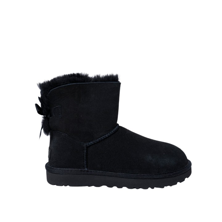 UGG bota de mujer negra de ante modelo 1016501 vista lateral