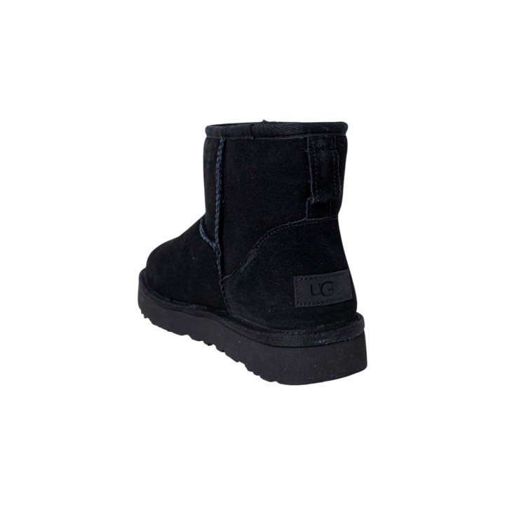 Bota UGG de mujer Classic Mini II 1016222 negra de ante vista posterior