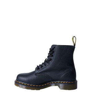 Dr. Martens 1460 Pascal botas de mujer negras de piel vista lateral