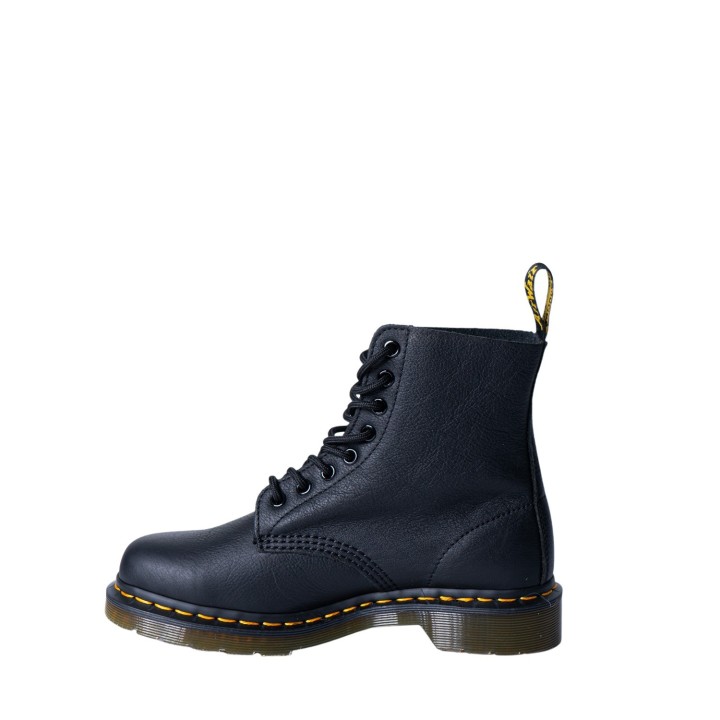 Dr. Martens 1460 Pascal botas de mujer negras de piel vista lateral