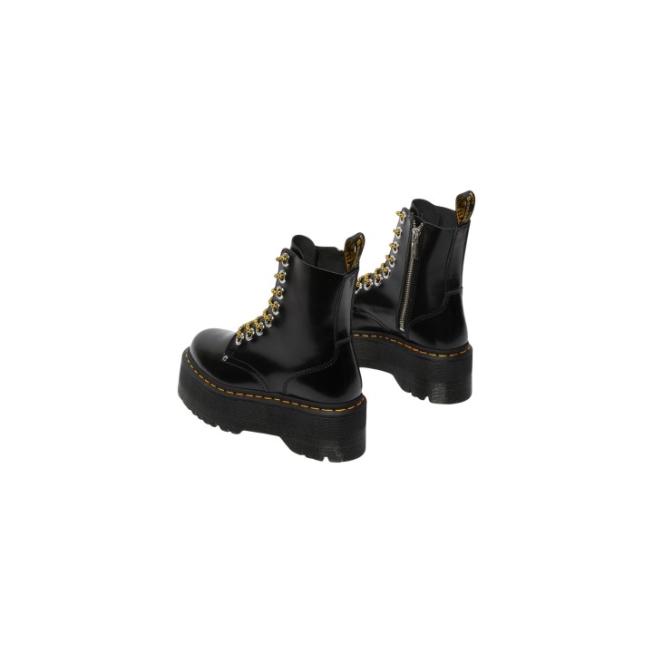 Dr. Martens Jadon Max Buttero 25566001 botas de mujer negras vista posterior