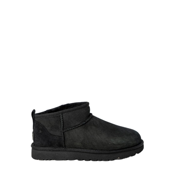 UGG Classic Ultra Mini 1116109 para mujer en negro vista lateral