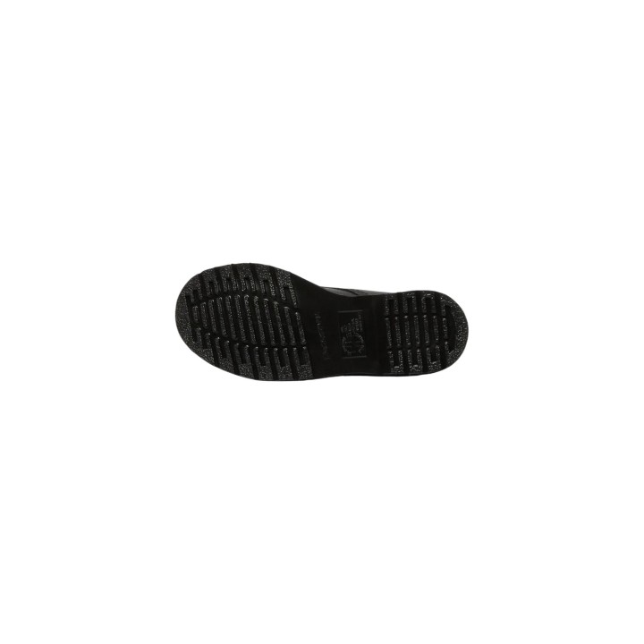 Suela negra de la bota de mujer Dr. Martens Virginia 1460 Pascal Mono vista inferior