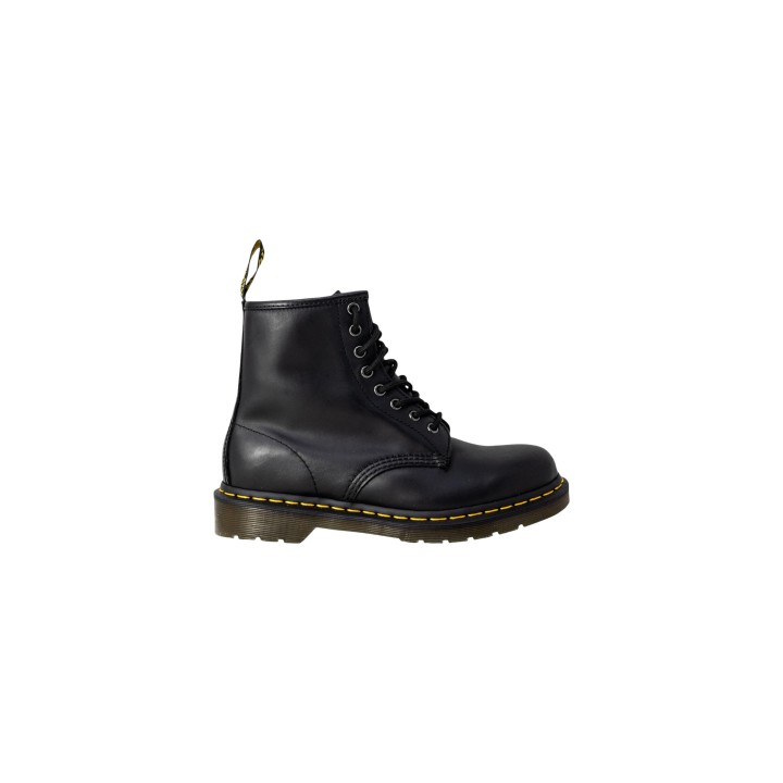 Bota Dr. Martens 1460 Nappa negra de mujer vista lateral